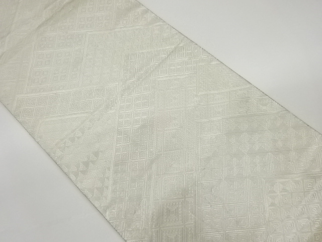 JAPANESE KIMONO / VINTAGE FUKURO OBI / SAGANISHIKI / WOVEN RHOMBUS